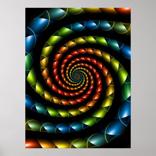 Schlangenhaut-Spirale Poster (Vorne)