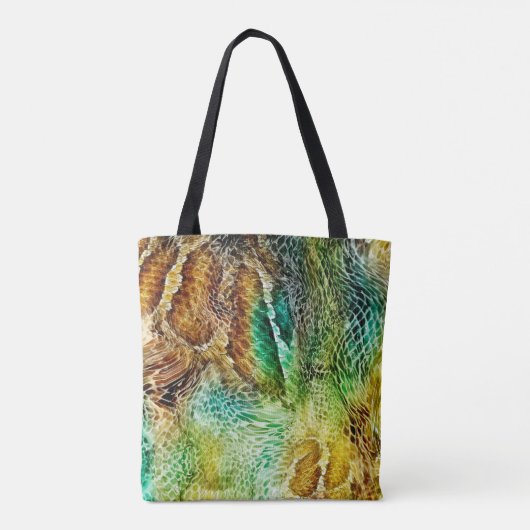 Schlangenhaut Tasche (Rückseite)