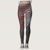 Schlangenhaut texturiert leggings (Vorderseite)