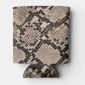 Schlangenhaut: texturierter Hintergrund. Dosenkühler (Vorderseite)