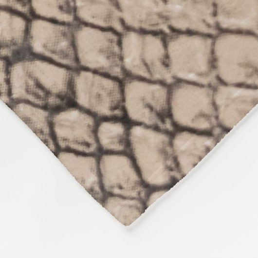 Schlangenhaut: texturierter Hintergrund. Fleecedecke (Ecke)