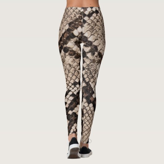 Schlangenhaut: texturierter Hintergrund. Leggings (Rückseite)