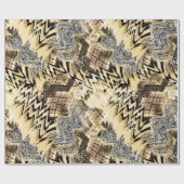 Schlangenhaut, Tiger Geschenkpapier (Flach)