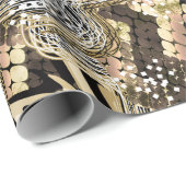 Schlangenhaut, Tiger Geschenkpapier (Rolleneckpunkt)