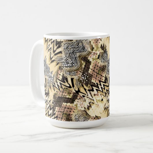 Schlangenhaut, Tiger Kaffeetasse (Vorderseite Links)