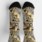 Schlangenhaut, Tiger . Socken (Oben)