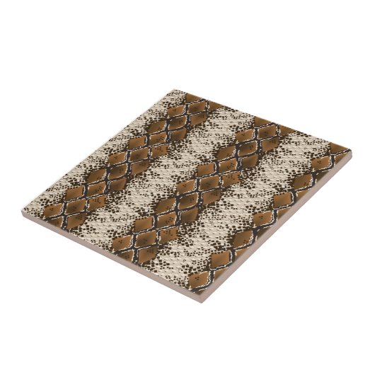 Schlangenhautmuster Fliese (Seite)