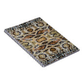 Schlangenhautmuster. Vintager Tierdruck Notizblock (Rechte Seite)