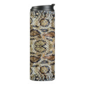 Schlangenhautmuster. Vintager Tierdruck Thermosbecher (Nach links gedreht)