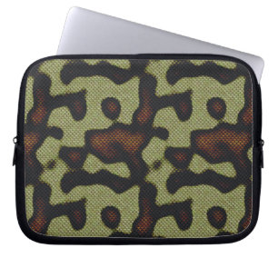 Schlangenhautskales Camouflage Nature Pattern Laptopschutzhülle