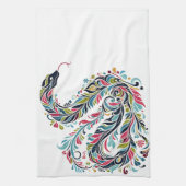 Schlangenjahr 2025: Glück und Wohlstand vereinbare Geschirrtuch (Vertikal)