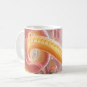 Schlangenjahr 2025: Glück und Wohlstand vereinbare Kaffeetasse (Vorderseite Links)