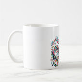 Schlangenjahr 2025: Glück und Wohlstand vereinbare Kaffeetasse (Links)