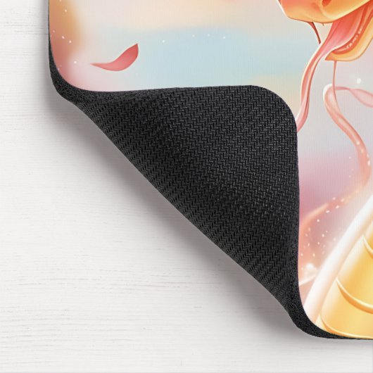 Schlangenjahr 2025: Glück und Wohlstand vereinbare Mousepad (Ecke)