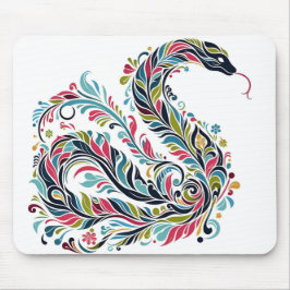 Schlangenjahr 2025: Glück und Wohlstand vereinbare Mousepad