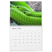 Schlangenkalender 2027 kalender (Feb 2027)