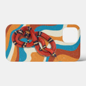 Schlangenkolore Case-Mate iPhone Hülle (Rückseite (Horizontal))