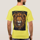 Schlangenkönig Löwe. T-Shirt (Rückseite)