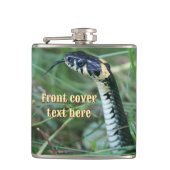 Schlangenkopf Flachmann (Vorderseite)