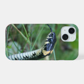 Schlangenkopf iPhone 15 Hülle (Rückseite (Horizontal))