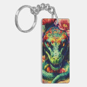 Schlangenkopf Schlüsselanhänger (Vorderseite links)