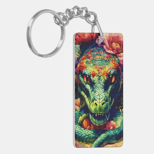 Schlangenkopf Schlüsselanhänger (Vorderseite links)