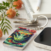 Schlangenkopf Schlüsselanhänger (Vorderseite rechts)