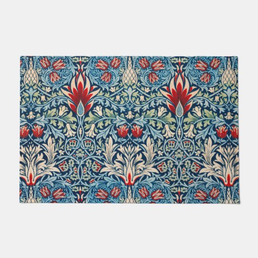 Schlangenkopf, William Morris Fußmatte (Vorderseite)
