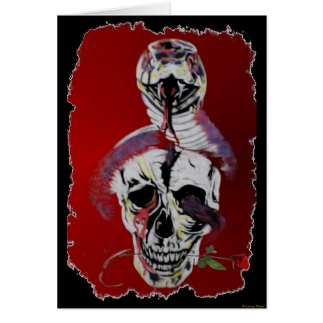 Schlangenkopfkarte (Vorne)