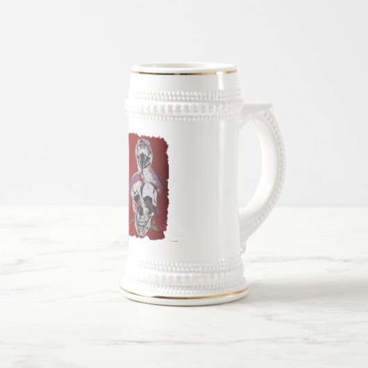 SchlangenkopfTasse Bierglas (VorderseiteRechts)