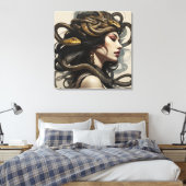 Schlangenkunst Leinwanddruck (Insitu (Schlafzimmer))