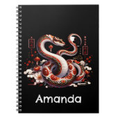 Schlangenkunst Notizblock (Vorderseite)