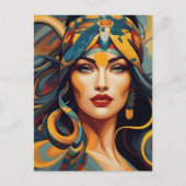 Schlangenkunst Postkarte (Vorderseite)