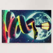 Schlangenkunst Puzzle (Horizontal)