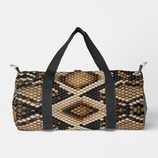 Schlangenleder Duffle Bag (Vorderseite)