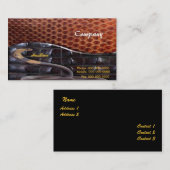 Schlangenleder-Visitenkarte Visitenkarte (Vorne/Hinten)