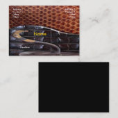Schlangenleder-Visitenkarte Visitenkarte (Vorne/Hinten)