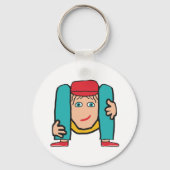 Schlangenmensch Schlüsselanhänger (Rückseite)