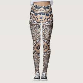 Schlangenmuster Klapperschlange Leggings
