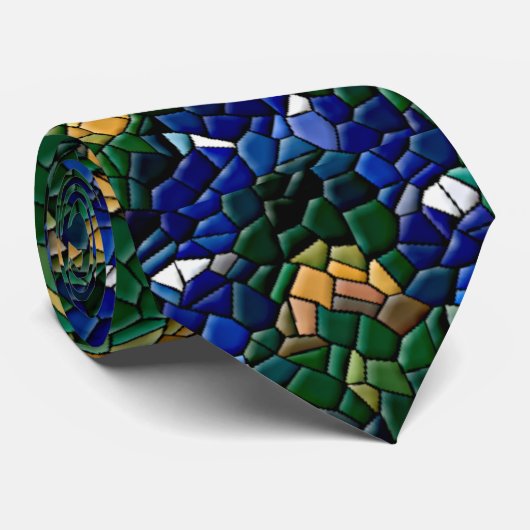 Schlangenmuster Krawatte (Gerollt)