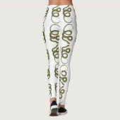 Schlangenmuster Leggings (Rückseite)