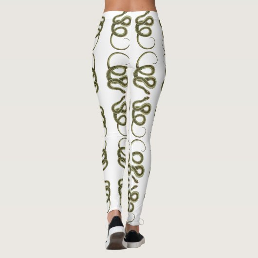 Schlangenmuster Leggings (Rückseite)