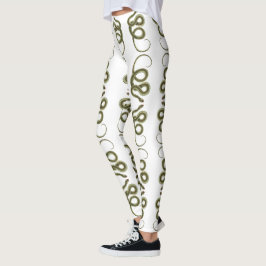 Schlangenmuster Leggings