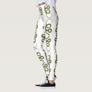 Schlangenmuster Leggings
