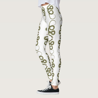Schlangenmuster Leggings