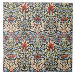 Schlangenmuster (von William Morris) Fliese