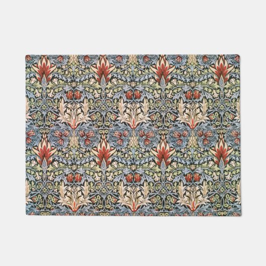 Schlangenmuster (von William Morris) Fußmatte (Vorderseite)