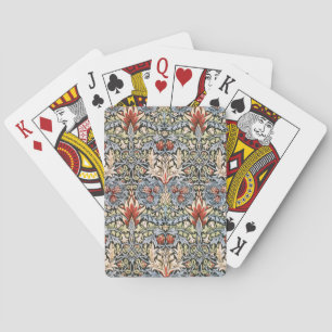 Schlangenmuster (von William Morris) Spielkarten