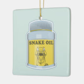 Schlangenöl-Alternativmedizin Keramikornament (Links)