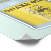 Schlangenöl-Alternativmedizin Poster (Ecke)